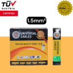 1.5mm² Single Core Solid Universal Cable