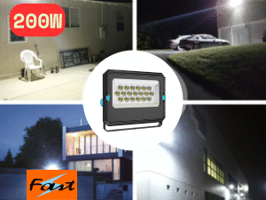 LED Flood Light 200W Fast Lights